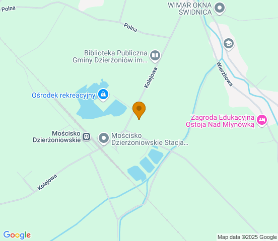 Mapa dojazdu do warsztatu samochodowego w miejscowości Mościsko