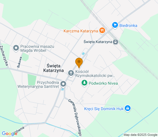 Mapa dojazdu do warsztatu samochodowego w miejscowości Wrocław