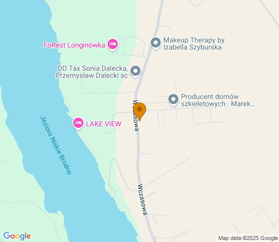 Mapa dojazdu do warsztatu samochodowego w miejscowości Brodnica
