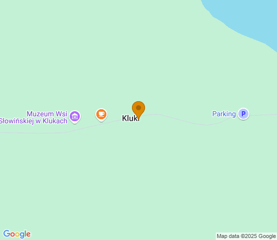 Mapa dojazdu do warsztatu samochodowego w miejscowości Kluki