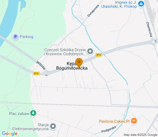 Mapa dojazdu do warsztatu samochodowego w miejscowości Tarnów