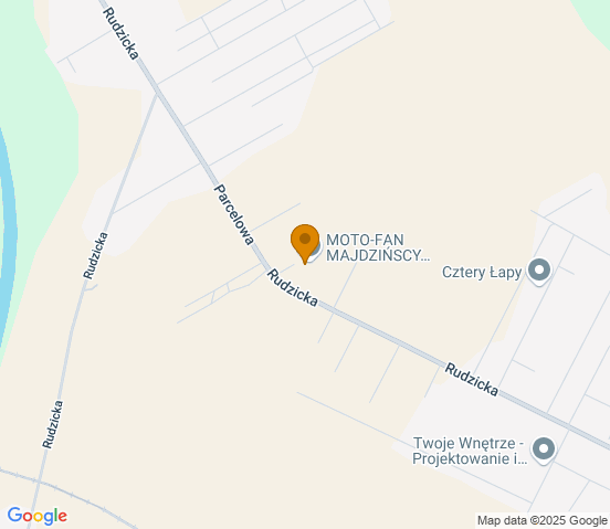 Mapa dojazdu do warsztatu samochodowego w miejscowości Wola Podłężna