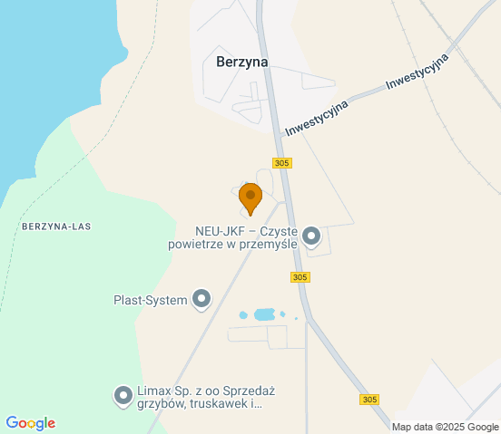 Mapa dojazdu do warsztatu samochodowego w miejscowości Wolsztyn